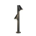 SLV T-Buis Aluminium Zwart | Geschikt voor 2x GU10