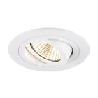 SLV New Tria 75 Spot Aluminium Wit Rond 8.3W 750lm 38D - 930 Warm Wit | Zaagmaat 75mm -  Beste Kleurweergave - Dimbaar 