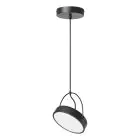 Ledvance Decor Puck Hanglamp Zwart 12W 590lm - 930 Warm Wit | 230mm - Beste Kleurweergave